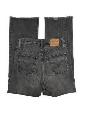 Levi's Straight Leg Women's Jeans in Washed Black